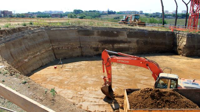 Lo stato attuale degli scavi per il Tempio di Roma