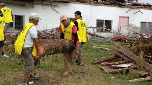 I volontari di Mormon Helping Hands